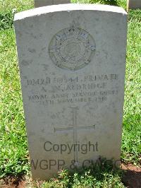 Dar Es Salaam War Cemetery - Aldridge, A W